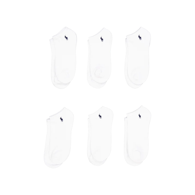 Cushioned Low-Cut-Sock 6-Pack White