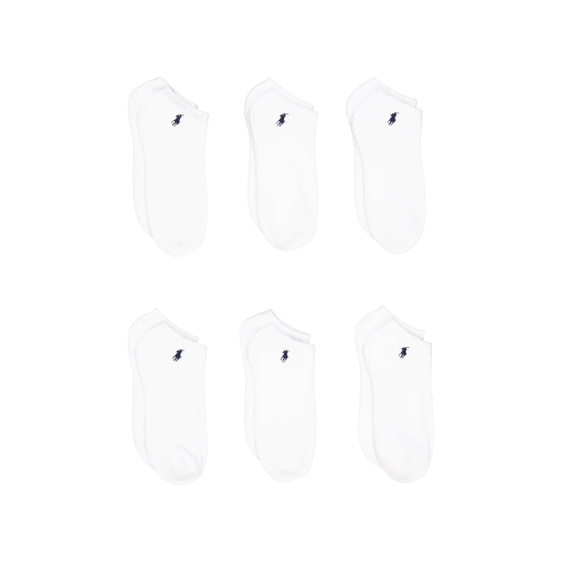 Cushioned Low-Cut-Sock 6-Pack White