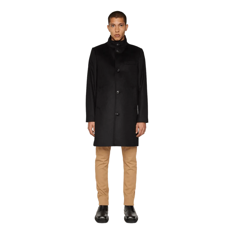 Jesse Melton Cashmere Coat Black