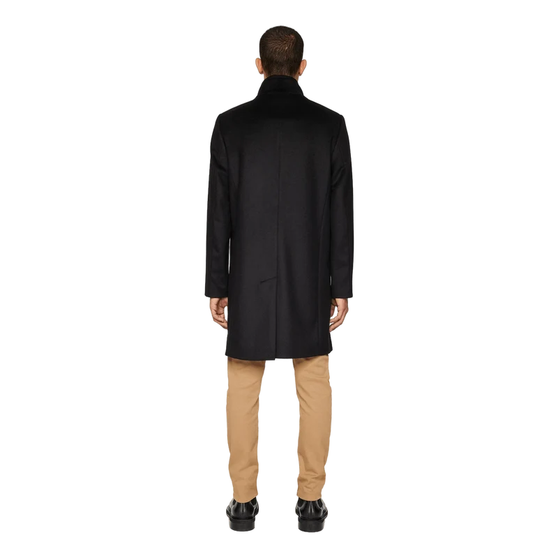 Jesse Melton Cashmere Coat Black