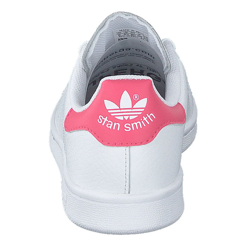 Stan Smith J Ftwr White/ftwr White/real Pin