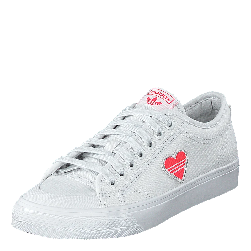 Nizza Trefoil W Crystal White/shock Red/core B