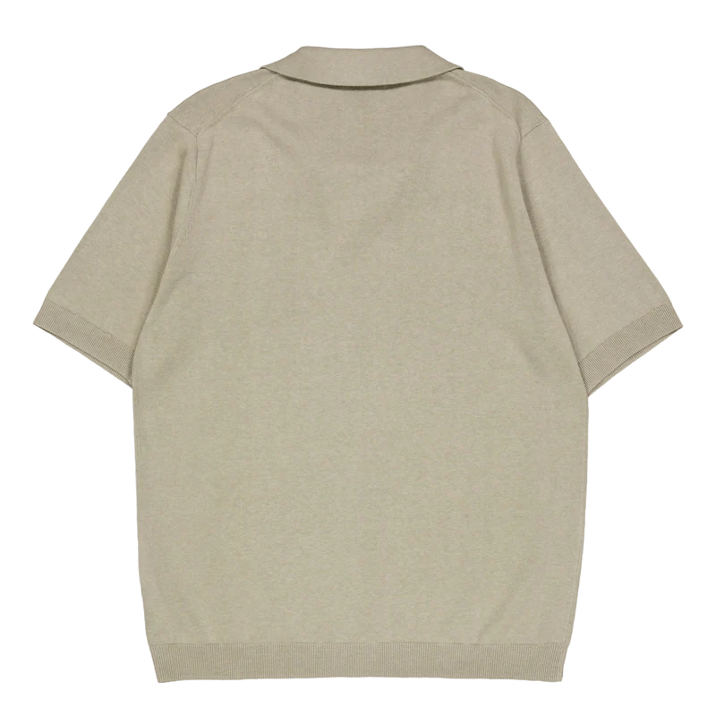 Leif Cotton Linen Polo Clay