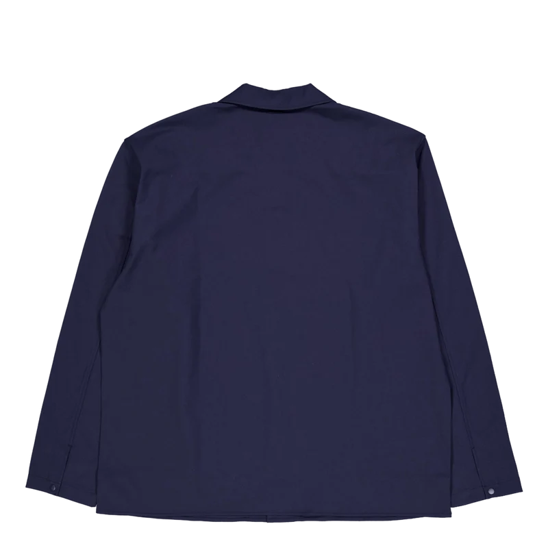 Carsten Solotex Twill Shirt Ls Dark Navy
