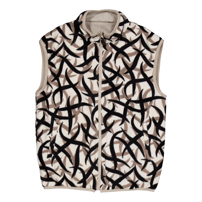 Reversible Fleece Vest Tribal Snow