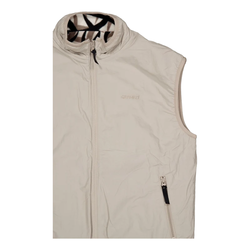 Reversible Fleece Vest Tribal Snow