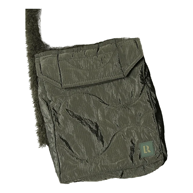 Pile Fleece Quilted Pants Olive
