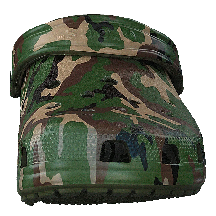 Classic Printed Camo Clog Army Green/multi