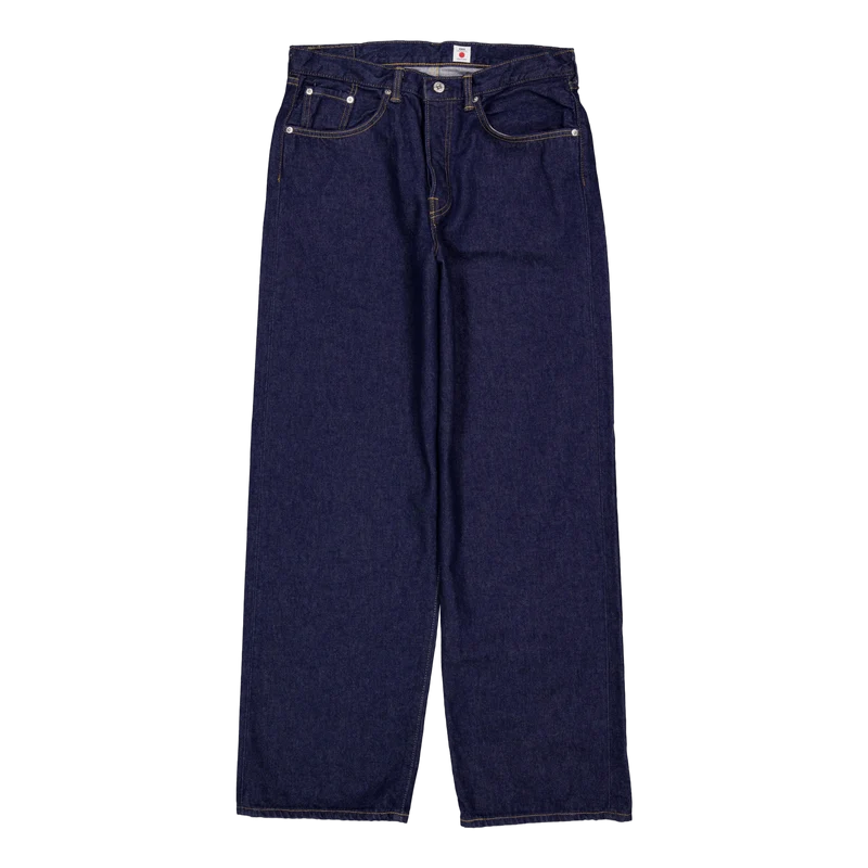 Wide Pant-blue - Rinsed Blue - Rinsed