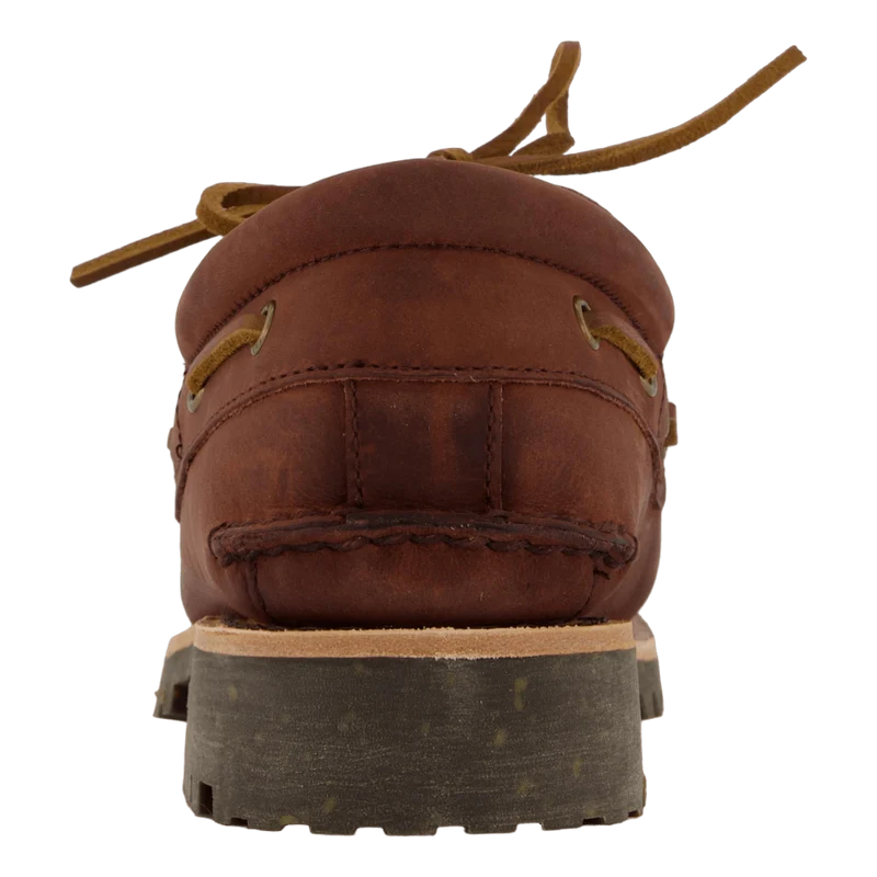 Timberland Authentic Boat Shoe Medium Brown Full Grain