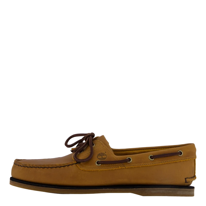 Classic Boat Boat Shoe Wheat Full Grain