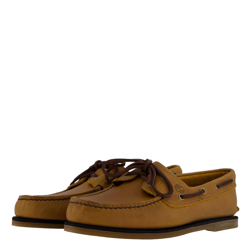 Classic Boat Boat Shoe Wheat Full Grain