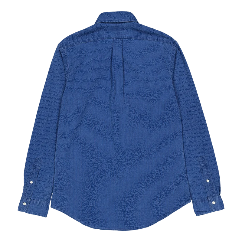 Polo Ralph Lauren Custom Fit Seersucker Shirt Dark Indigo