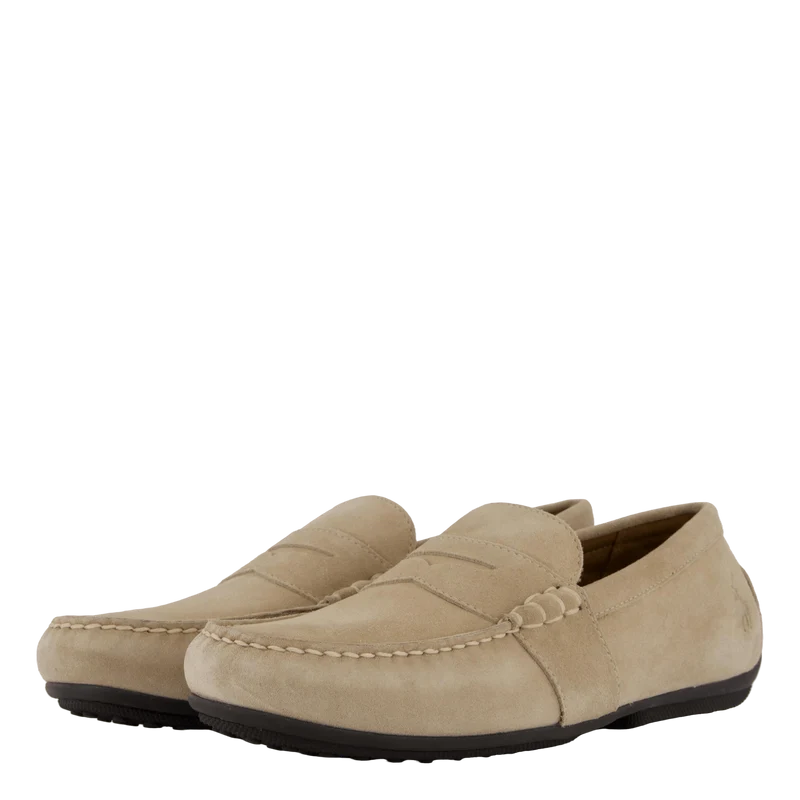 Reynold Suede Driver Milkshake
