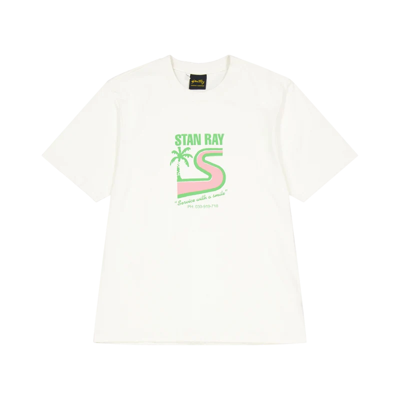 Service With A Smile Tee Natural