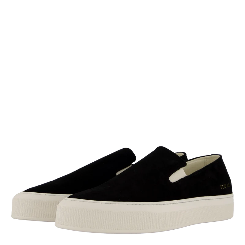 Slip On In Suede Black