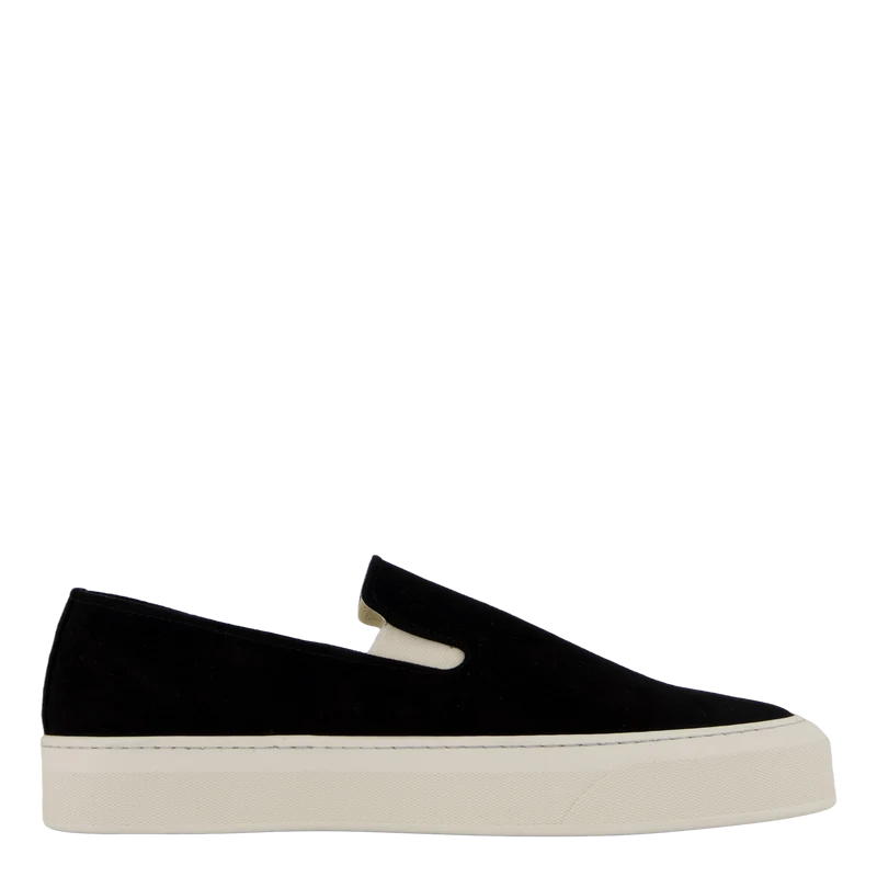 Slip On In Suede Black