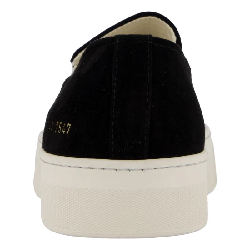 Slip On In Suede Black