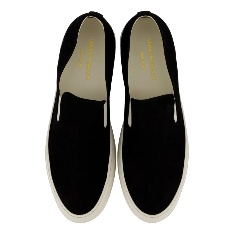 Slip On In Suede Black