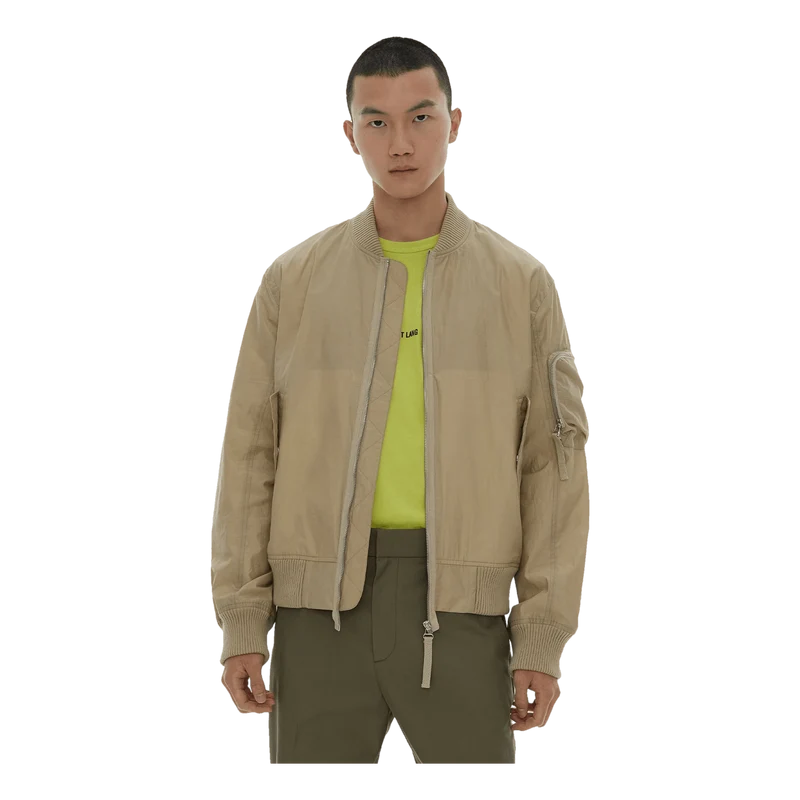 Nylon Bomber.sheer C Uniform Khaki