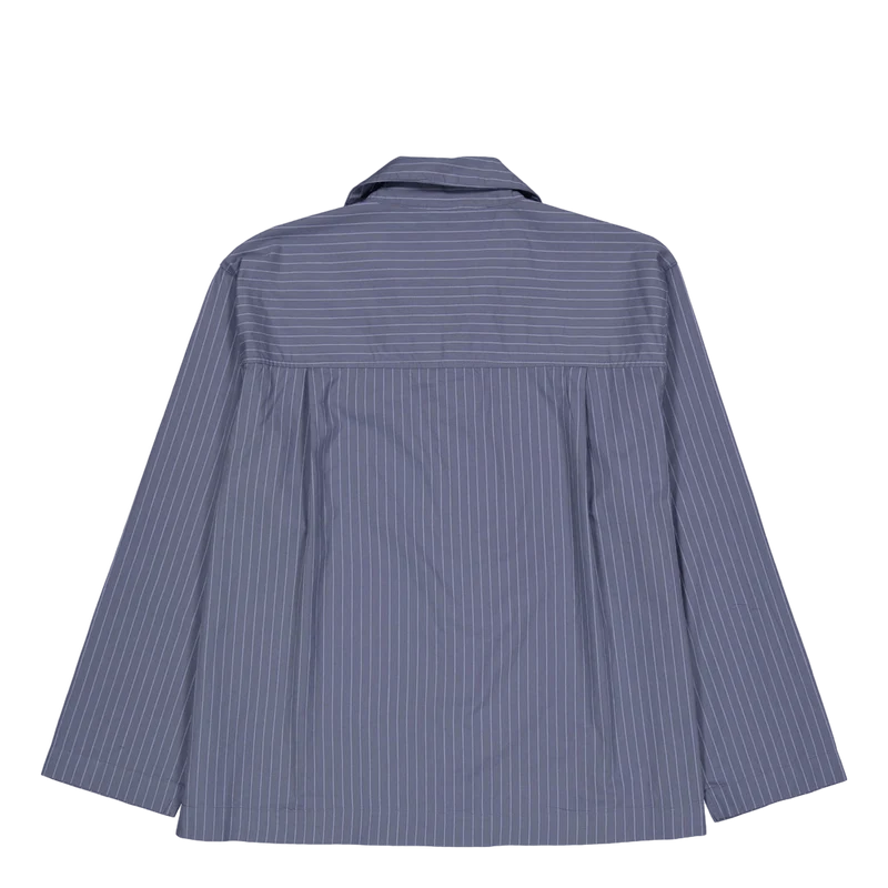 L/s Button Down Pant Set Steady Stripe Turbulence