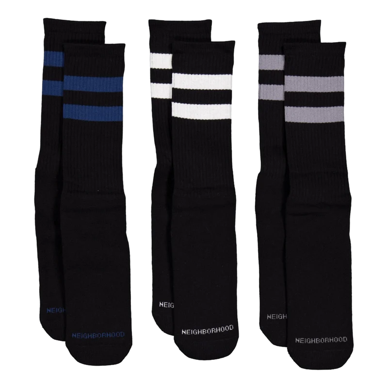 Classic 3pac Socks Black