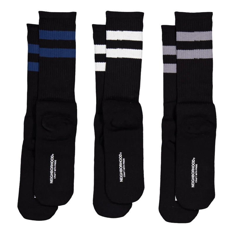 Classic 3pac Socks Black