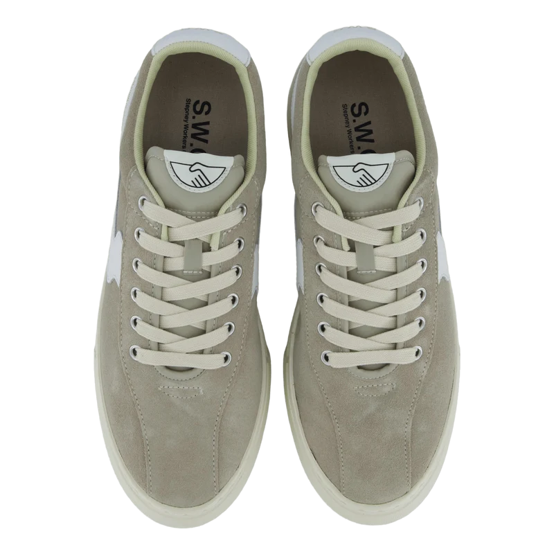 Dellow S-strike Cup Suede Lt Grey & White