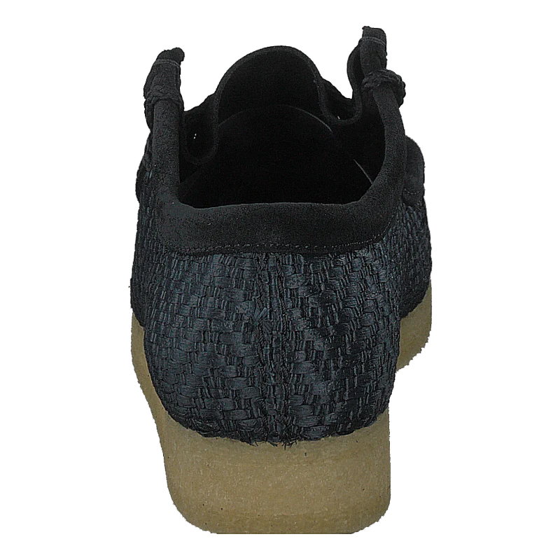 Wallabee Black Raffia
