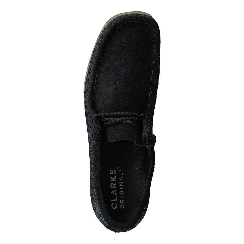 Wallabee Black Raffia