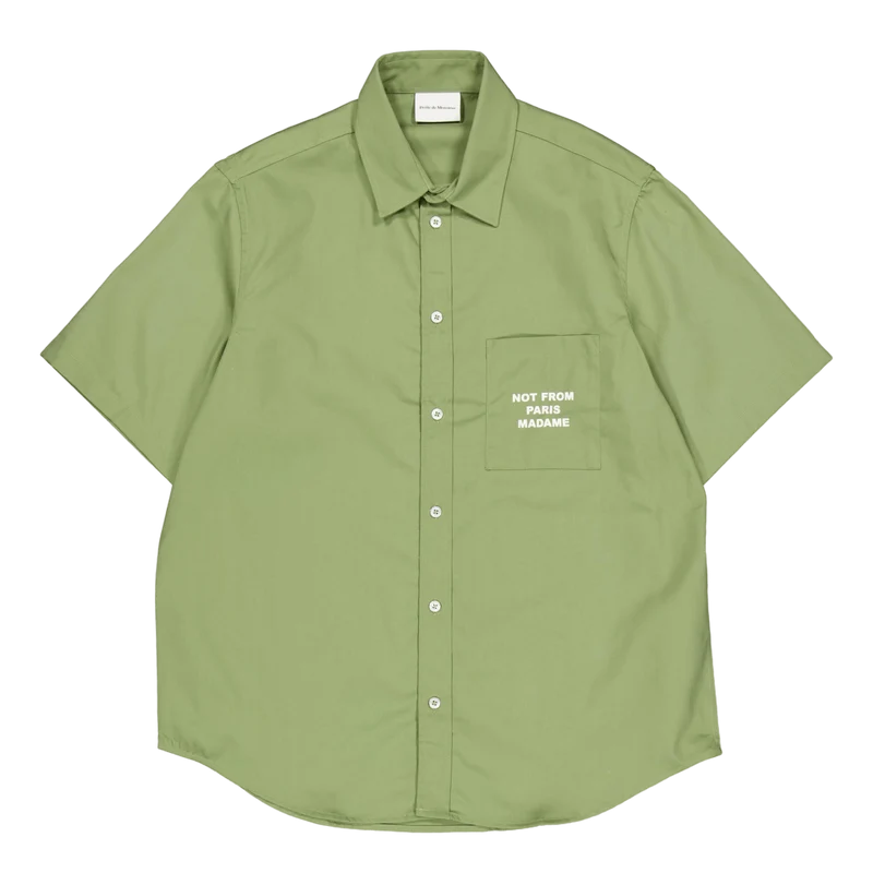 La Chemise Slogan Light Khaki