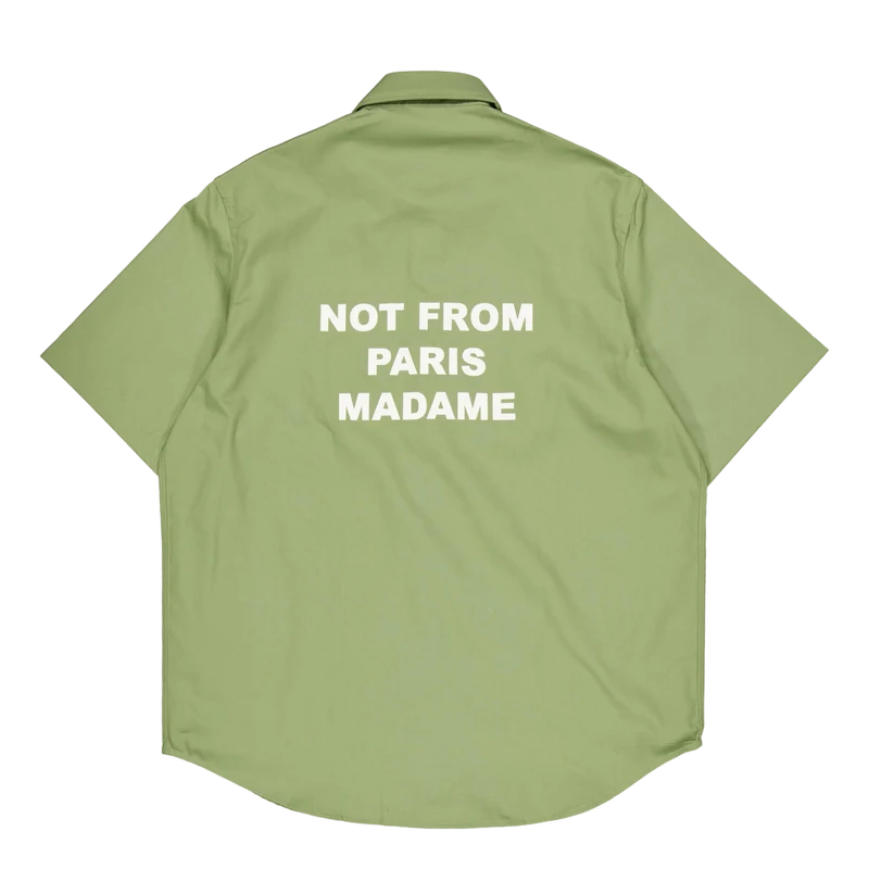 La Chemise Slogan Light Khaki