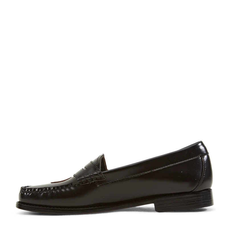 Gh Weejun Wmn Penny Love Black Lthr W/red