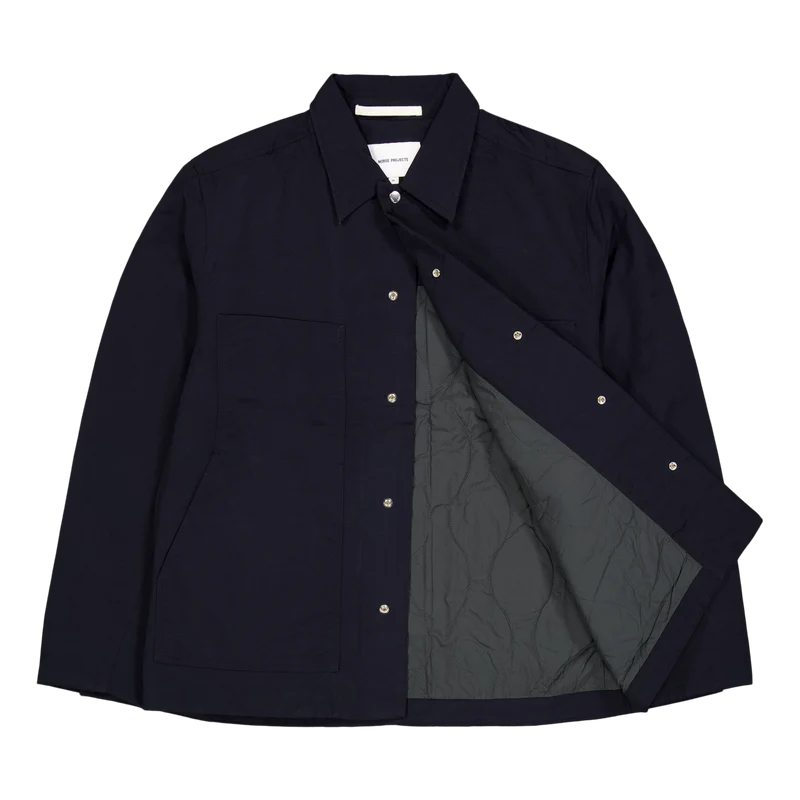 Pelle Waxed Nylon Insulated Ja Dark Navy