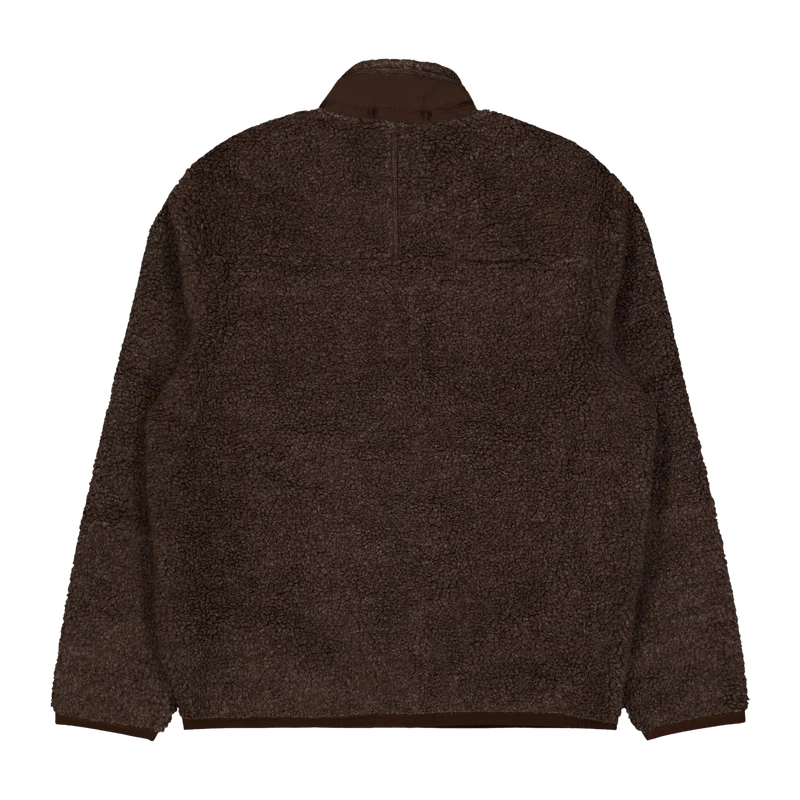 Polo Ralph Lauren Bonded Hi-pile Fullzip Jacket Dark Beech Marl