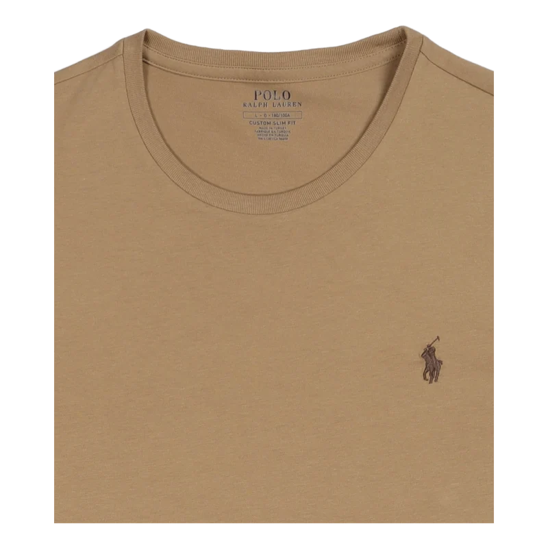 Custom Slim Fit Jersey Crewneck T-Shirt Luxury Tan/C8135