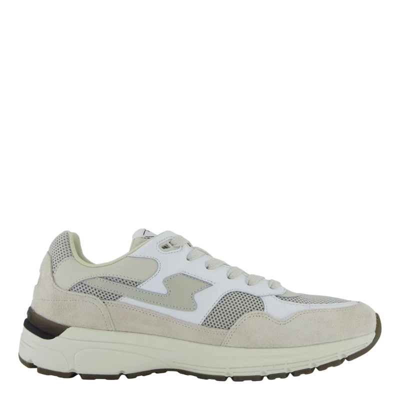 Amiel S-strike Suede Mix White Ecru