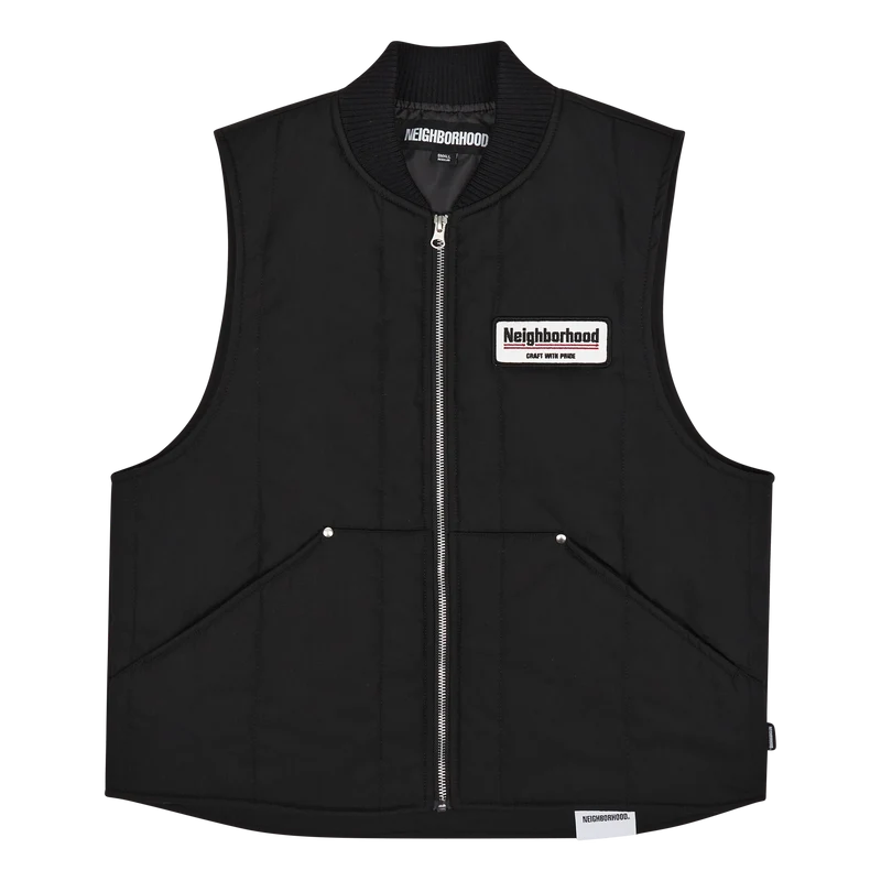 Padded Work Vest Black