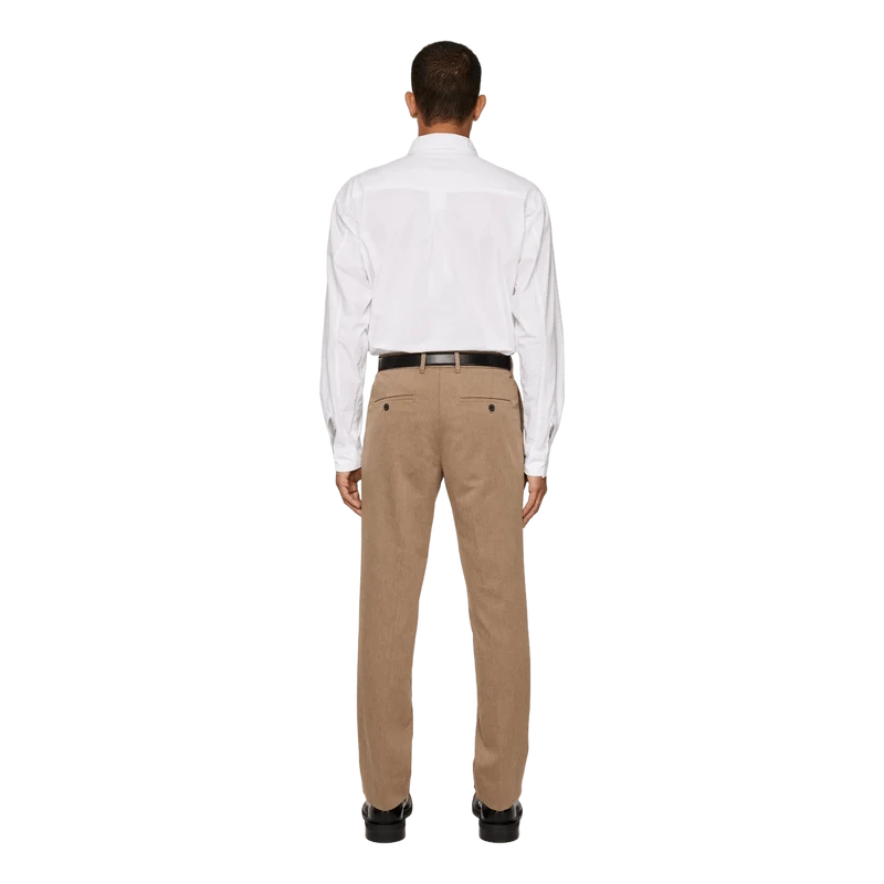 Lois C Flannel Twill Pants Tiger Brown