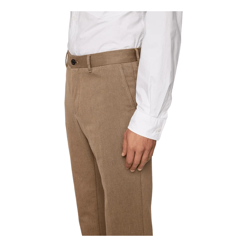 Lois C Flannel Twill Pants Tiger Brown