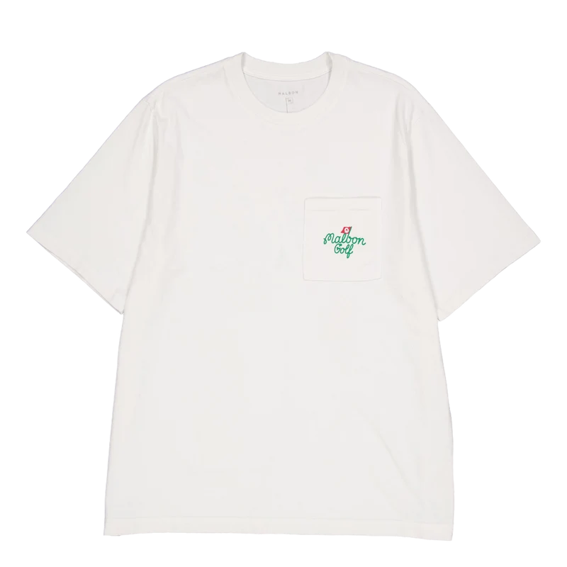 Players Ss Pocket Tee White
