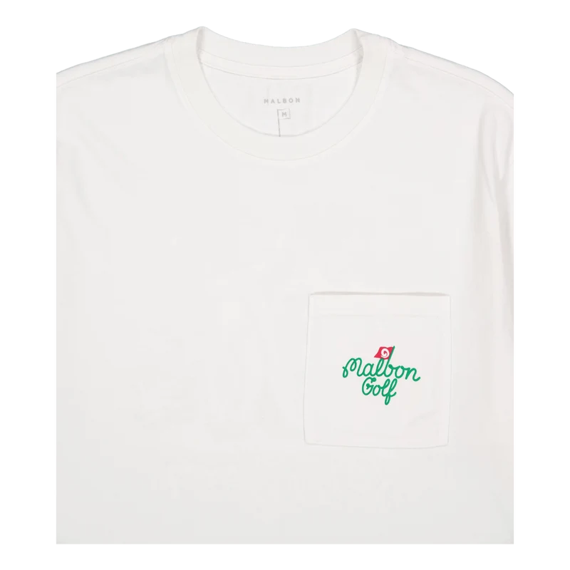 Players Ss Pocket Tee White