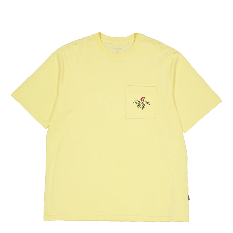 Founder Ss Pocket Tee Pale Yellow