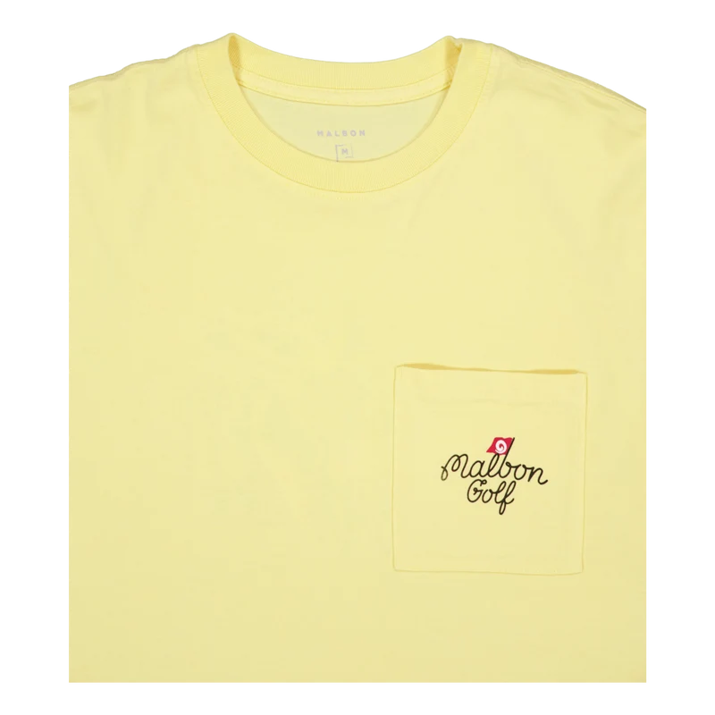 Founder Ss Pocket Tee Pale Yellow