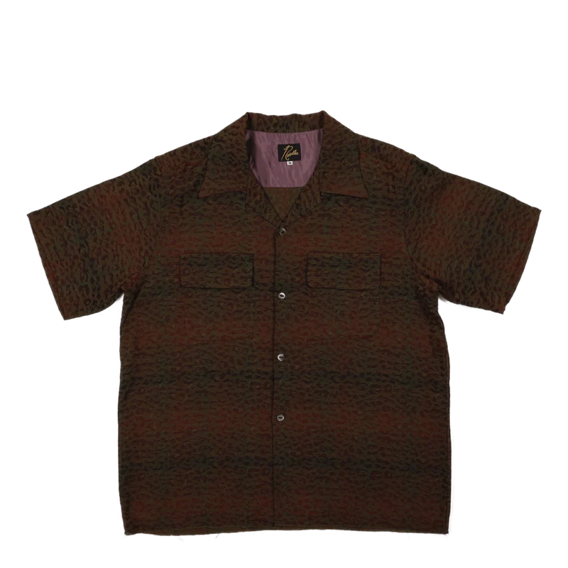 C.o.b. S/s Classic Shirt - R/w B-leopard B