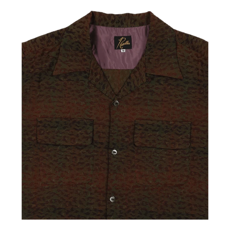 C.o.b. S/s Classic Shirt - R/w B-leopard B