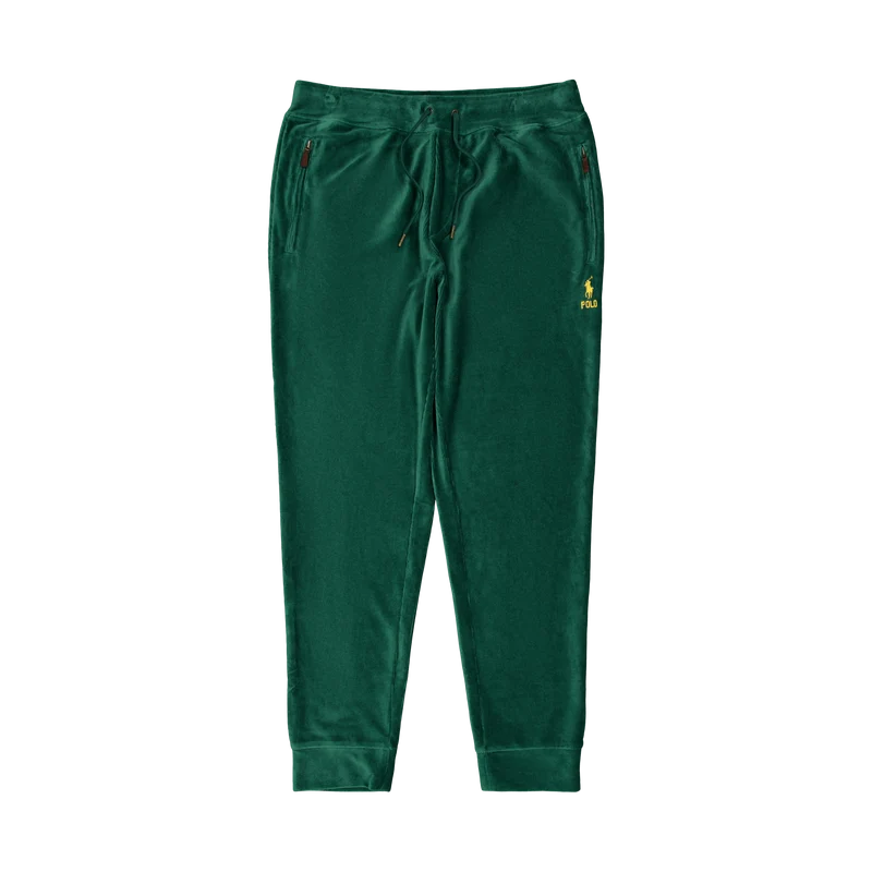 Polo Ralph Lauren Corduroy Track Pants 001 Moss Agate