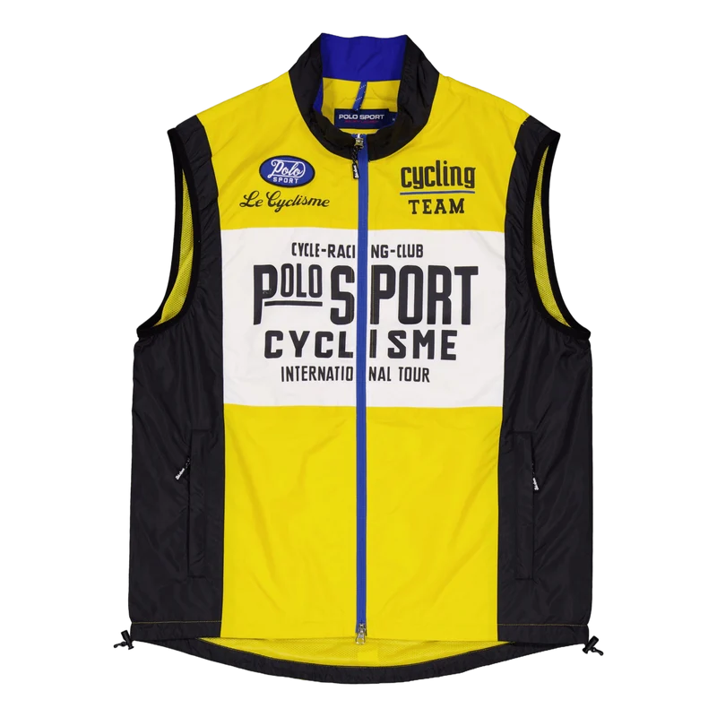 Polo Sport Water-Resistant Vest Canary Yllw/Whte/Polo Blck