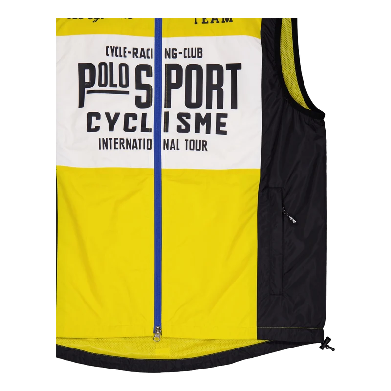 Polo Sport Water-Resistant Vest Canary Yllw/Whte/Polo Blck