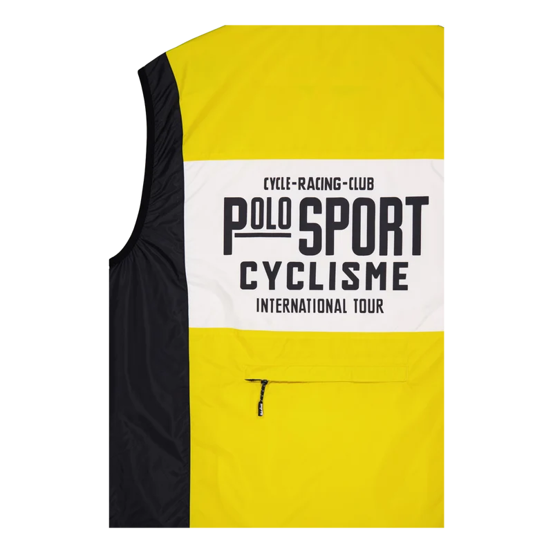Polo Sport Water-Resistant Vest Canary Yllw/Whte/Polo Blck